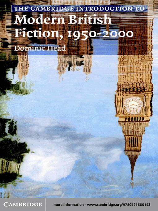 Title details for The Cambridge Introduction to Modern British Fiction, 1950–2000 by Dominic Head - Available